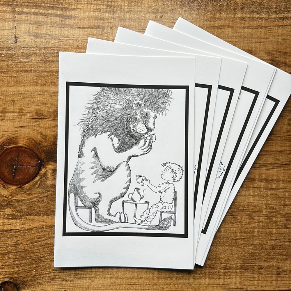 Set of 5 greeting cards